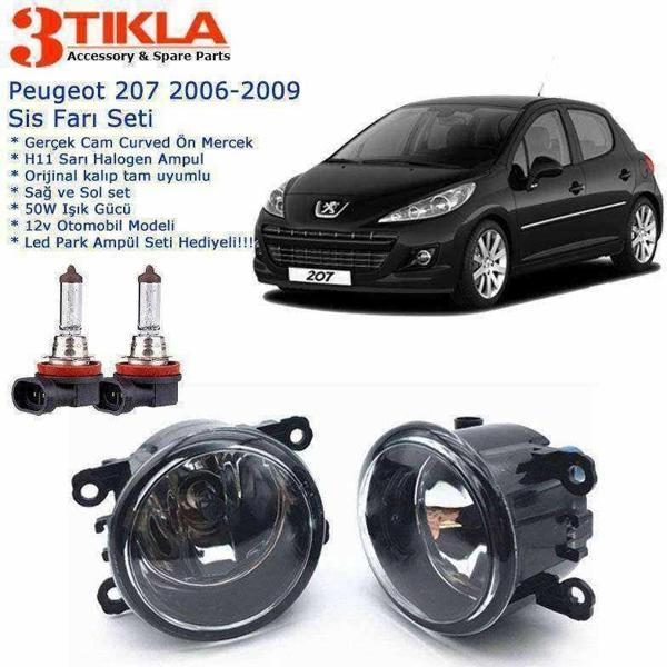 Peugeot 207 2006 Sis Farı Set  Oem:  8200074008 - Image 1