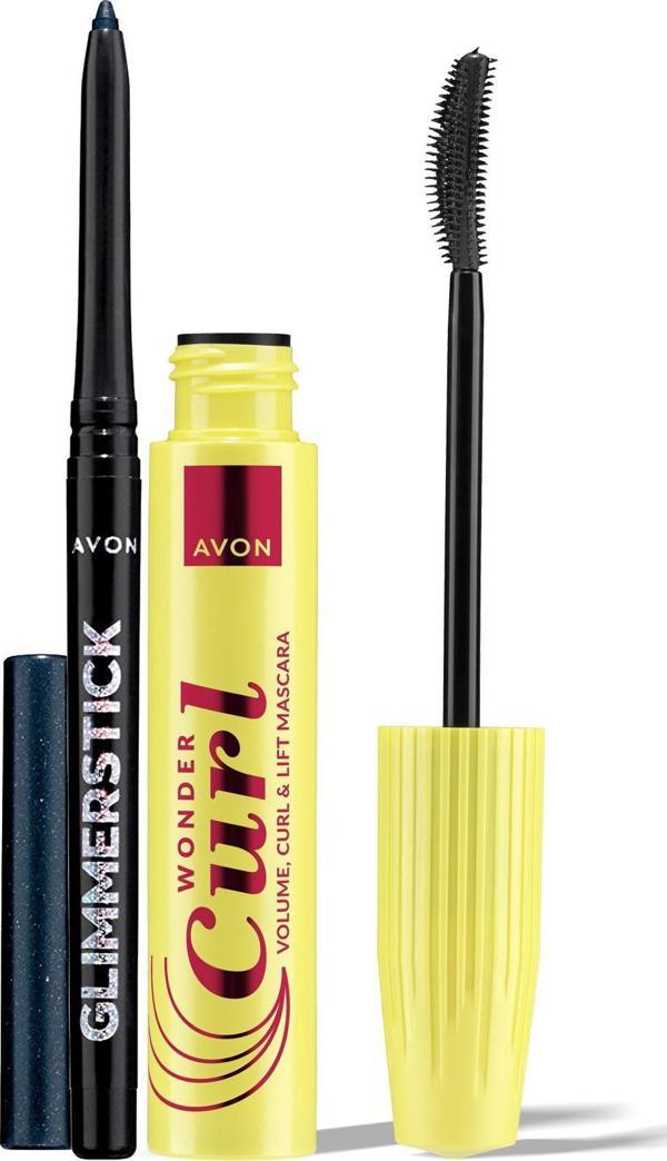 WonderCurl Maskara ve Pırıltılı Göz Kalemi Paketi - Image 1