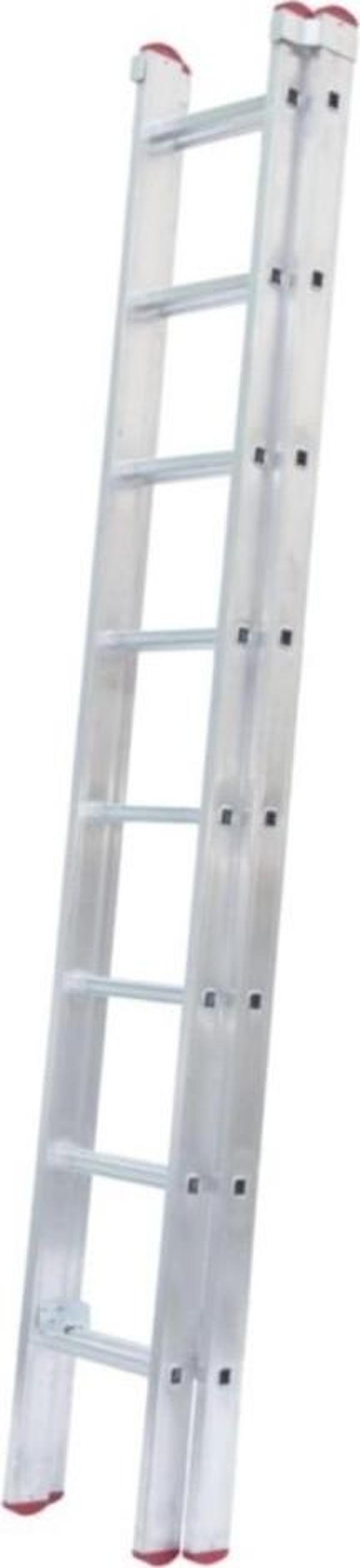 Elmas Serisi - 2 Parça x 2 Metre = 4 Metre Alüminyum Merdiven - Yerli Üretim - Image 1