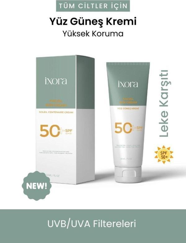 İxora 50 Spf Leke Karşıtı Yüz Güneş Kremi 50 Ml - Image 1