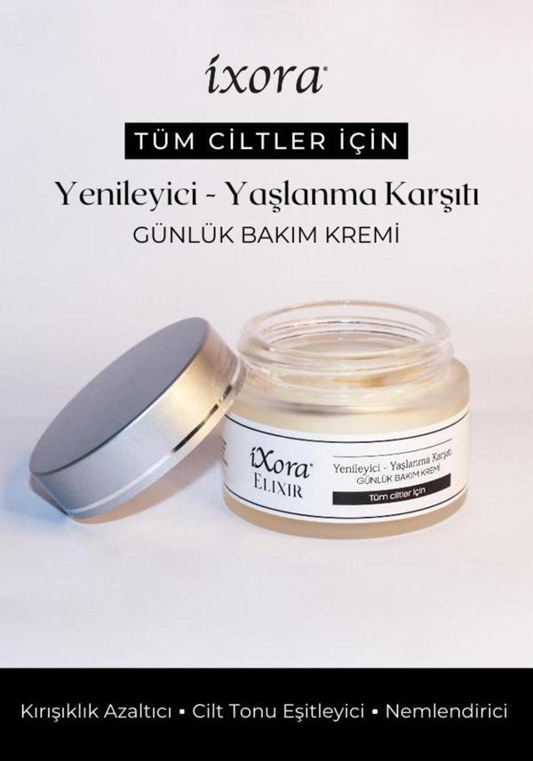 İxora Elixir Yenileyici Yaşlanma Karşıtı Günlük Bakım Kremi 50 Ml - Image 1