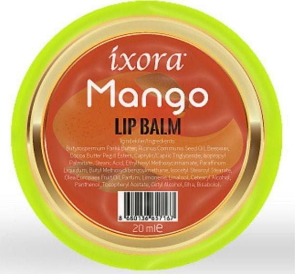 İxora Mango Özlü Nemlendirici Dudak Bakım Kremi Lip Balm 20 Ml - Image 1