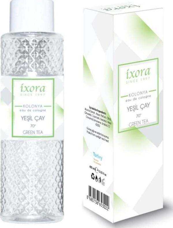 İxora Yeşil Çay Kolonya 70° Derece 400 Ml - Image 1