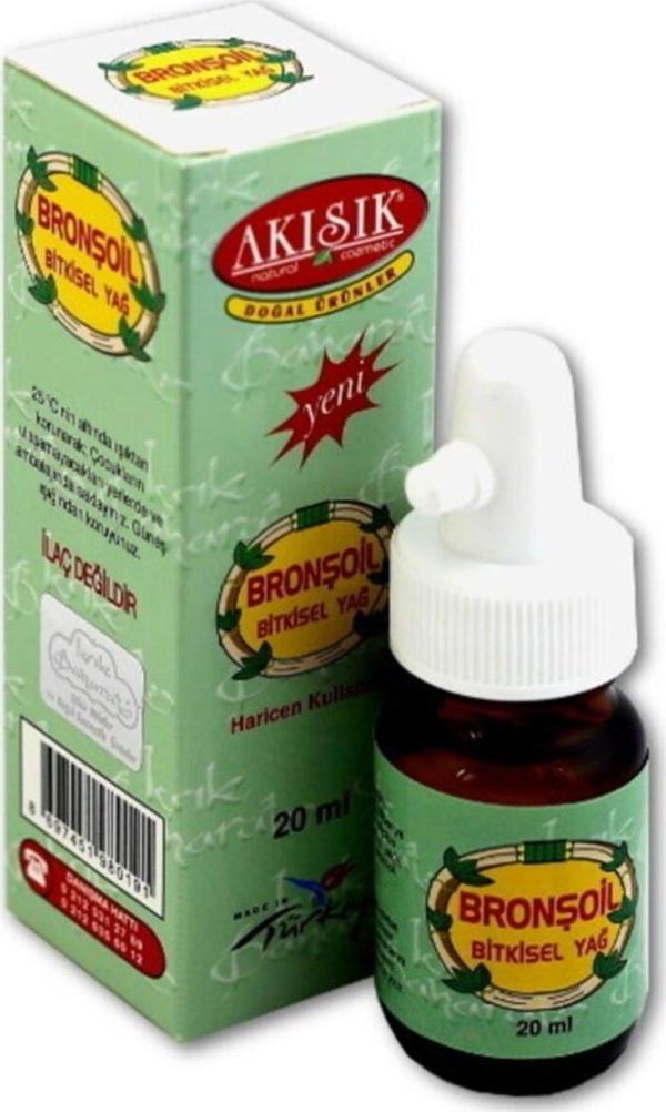 Akışık Bronşoil Bitkisel Karışım Damla 20ml. - Image 1
