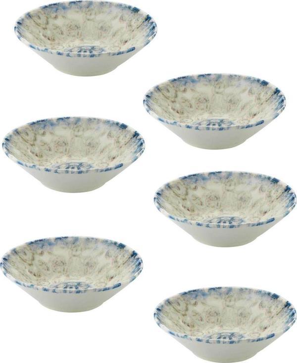 Kütahya Porselen Blue Blanc Reaktif Nano Çay Tabağı 10Cm Adet - Image 1