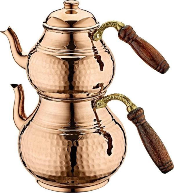Oms 9260 Anatolia Bakır Çaydanlık - Image 1