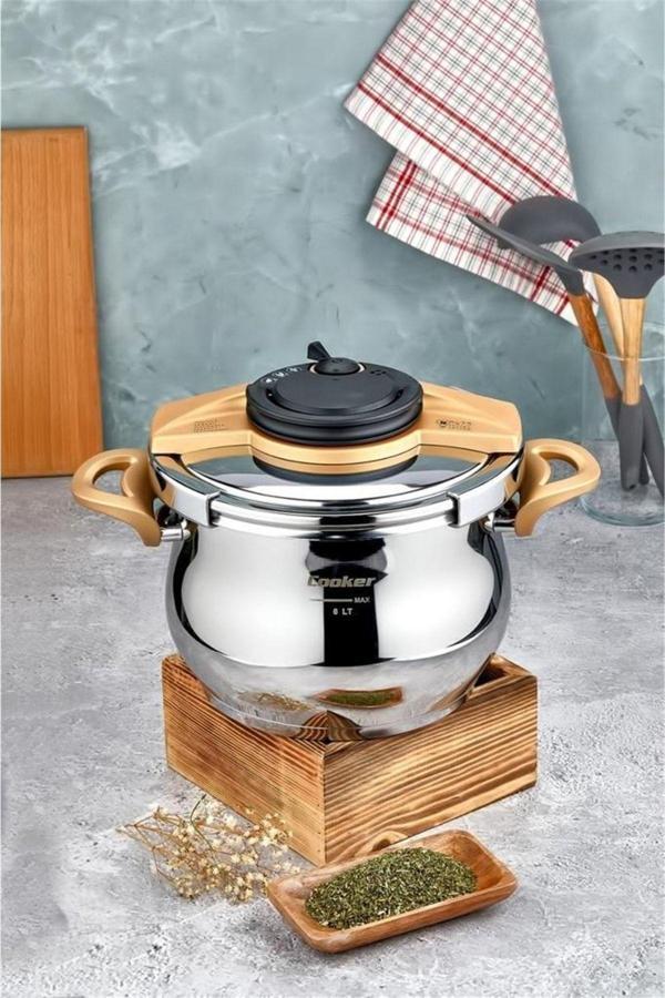 Cooker Gold Kapak 6 Lt Düdüklü Tencere - Image 1