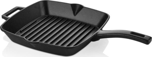 DeFonte Döküm Demir 28X28 Cm Kare Izgara / Grill Tava - Image 1
