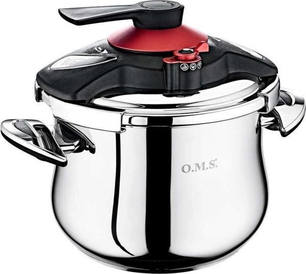 OMS , Paslanmaz Çelik Matik Kapaklı Düdüklü Tencere 7 Litre - Image 1