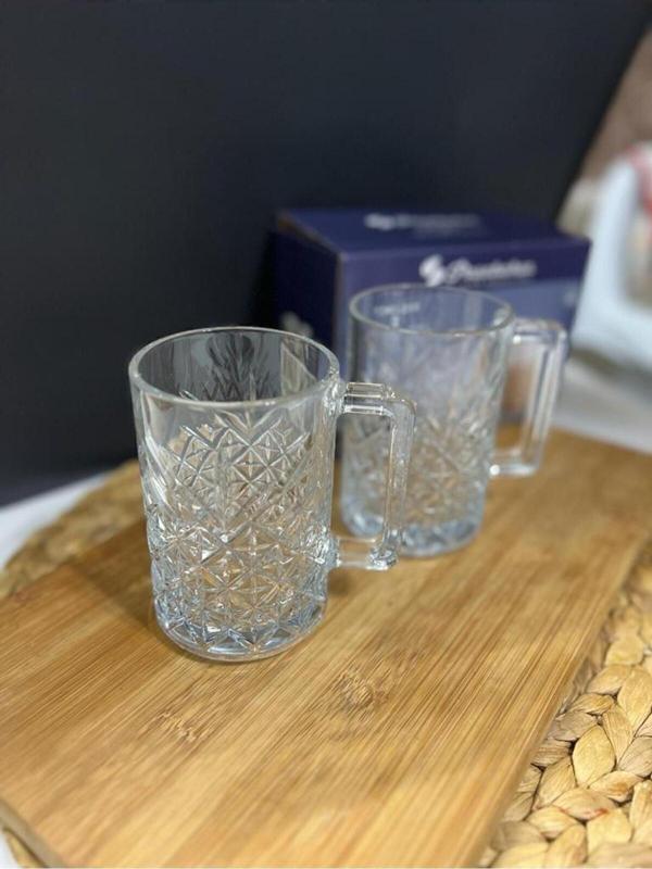 Paşabahçe Yeni Seri Timeless 2 Li Kulplu Bardak-Fincan 315Cc 55472 - Image 1