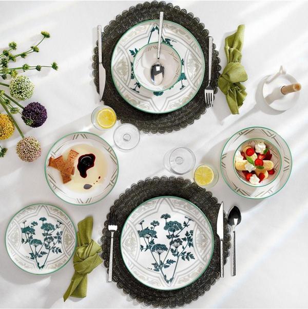 Schafer Iconic Yemek Takımı 24 Parça-Yeşil - Image 1