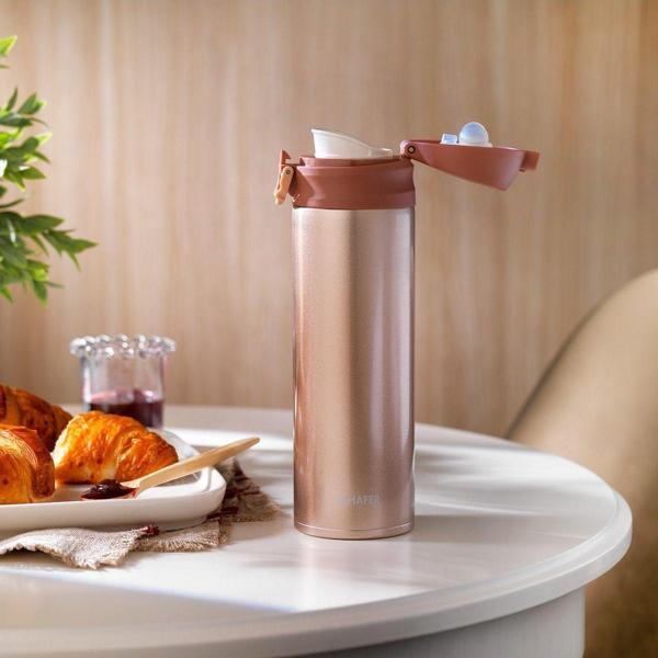 Schafer Iron Man Termos 500 Ml-Pembe Altın - Image 1