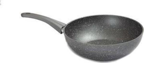 OMS Granit 28X9 Cm Gri Wok Tava 3211000728Gri - Image 1