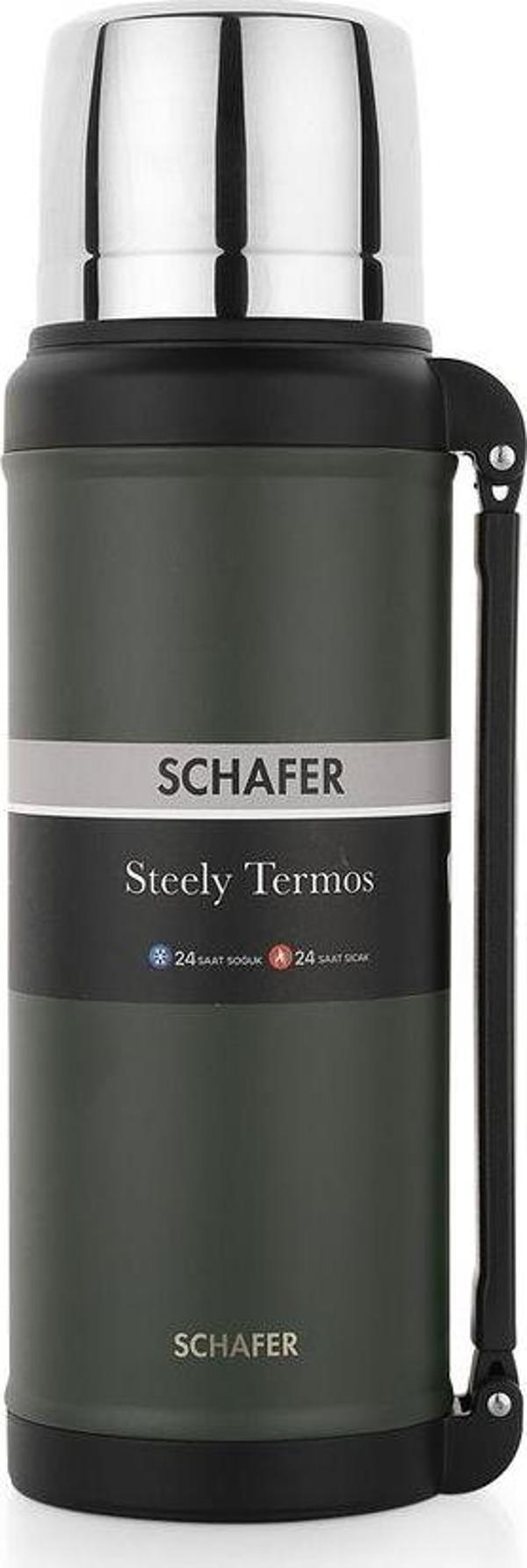 Schafer Steely Termos 2 L-Yeşil - Image 1