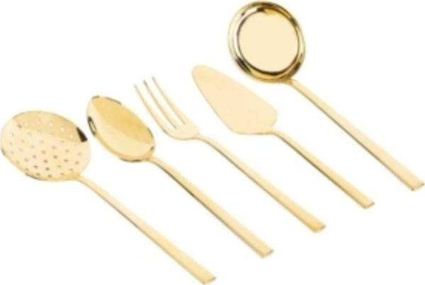 SILA Elit Tam Gold Servis Takımı 5 Adet - Image 1
