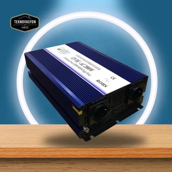 Alpex 2000 Watt 12 Volt Tam Sinüs İnverter - Image 1