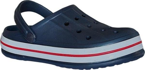 Akınal Bella E457 Lacivert/Beyaz Erkek Sabo Terlik - Image 1