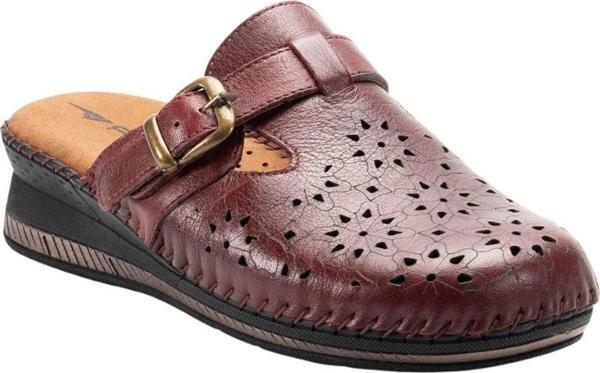 Forelli Cary-H 80625 Bordo Kadın Günlük Sabo Terlik - Image 1