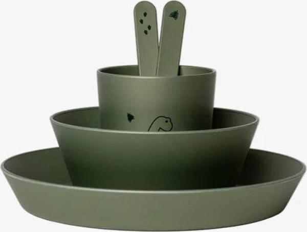 Citron Bio-Based Çocuk Yemek Takımı - Dino 1196977 - Image 1