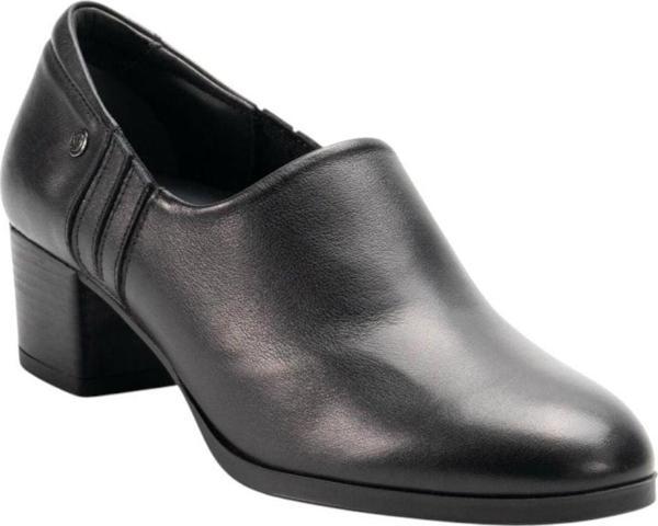 Forelli 53411-G Delux Siyah Kadın Comfort Deri Ayakkabı - Image 1