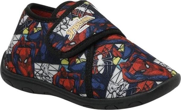 Spiderman Grel 3PR Siyah Çocuk Kreş/Anaokulu Panduf - Image 1