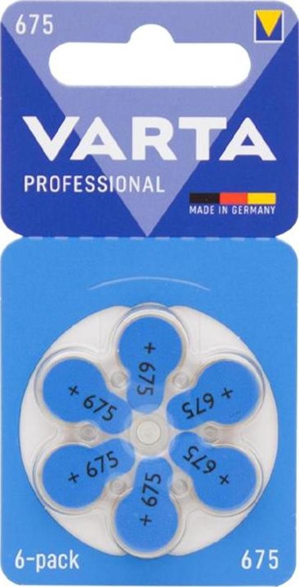 VARTA 675 NO KULAKLIK PİLİ 6LI PAKET  - Image 1