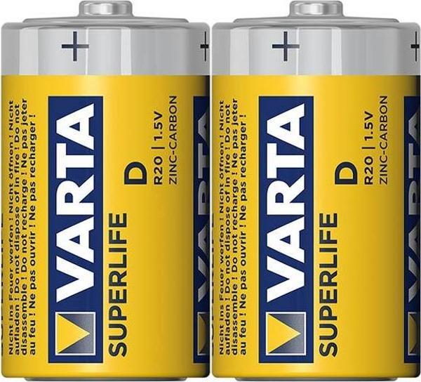 VARTA SUPERLIFE ÇİNKO BÜYÜK BOY D PİL 24LÜ PAKET FİYAT  - Image 1