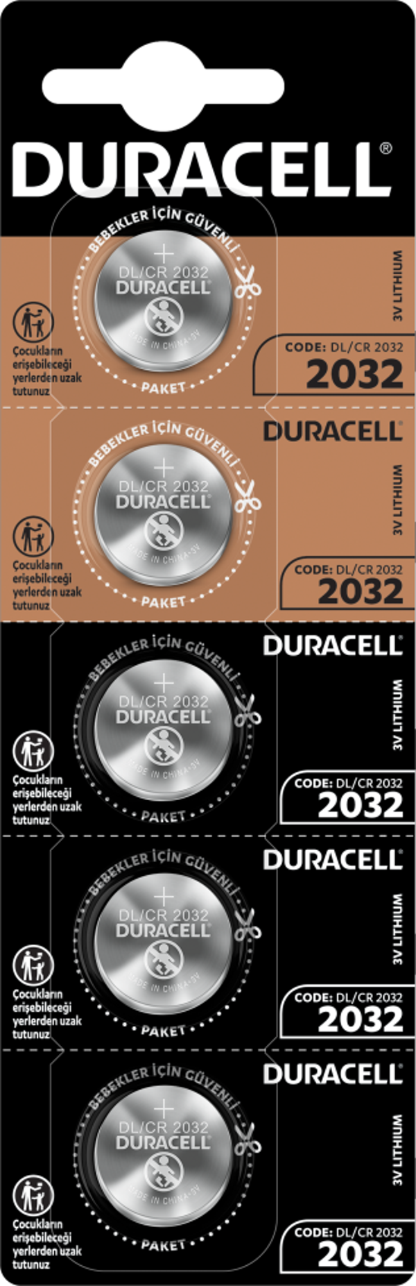DURACELL 2032 PARA PİLİ 5Lİ KART  - Image 1