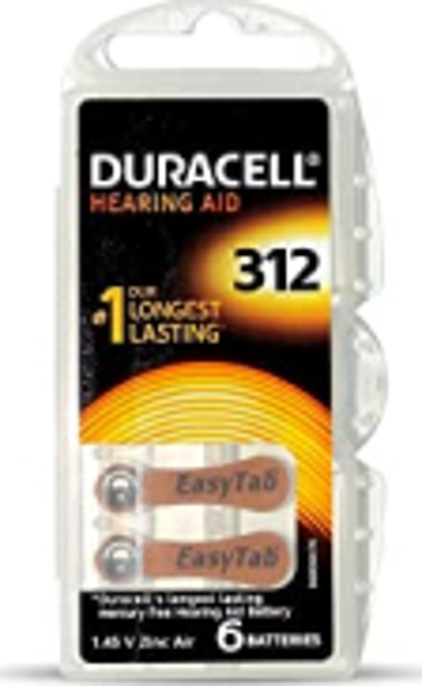 DURACELL 312 İŞİTME CİHAZ KULAK PİLİ 6 PARÇA  KUTU  - Image 1