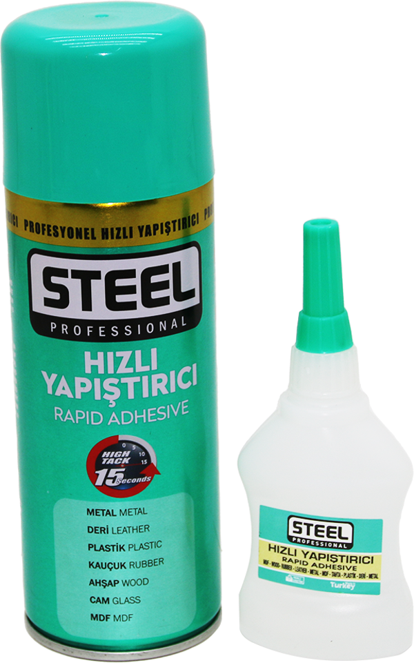 STEEL 400ML+60GR BÜYÜK HIZLI YAPIŞTIRICI  - Image 1