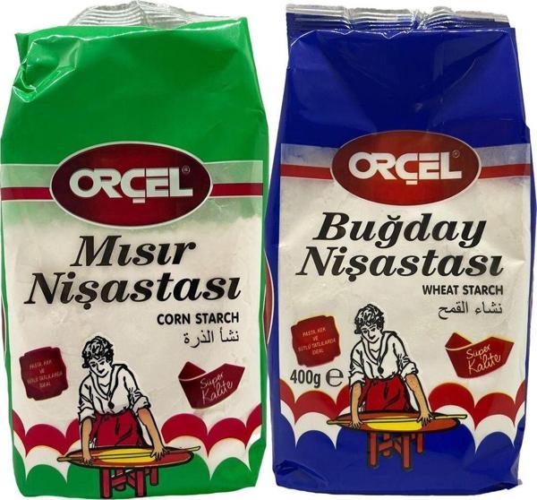 Orçel Buğday Nişastası 400 gr + Mısır Nişastası 400 grSet - Image 1