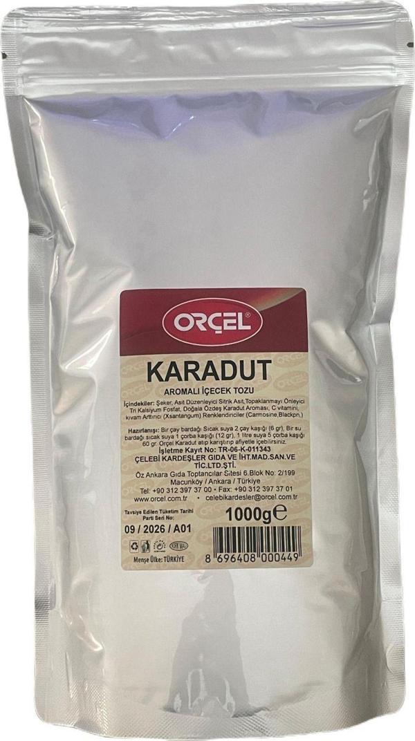 Orçel Karadut Aromalı İçecek Tozu 1000 Gr - Image 1