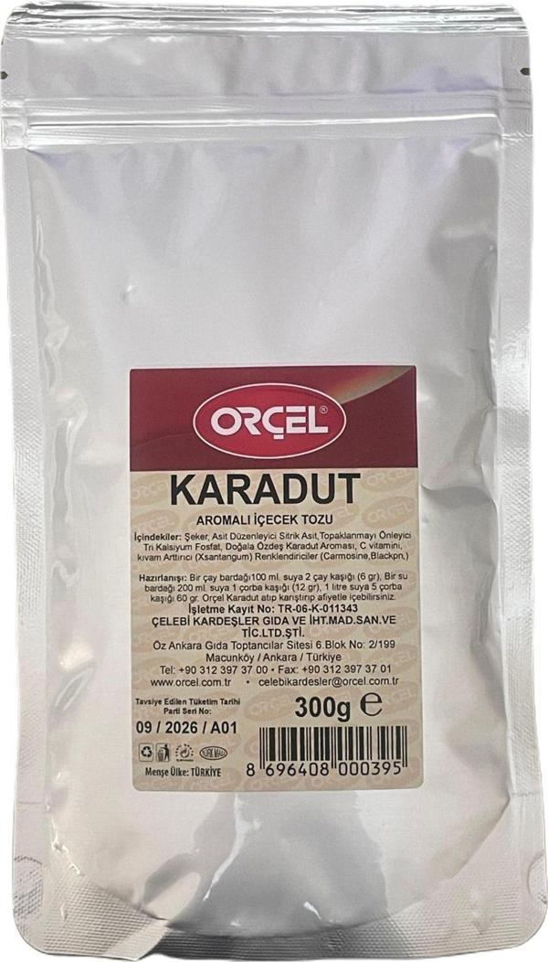 Orçel Karadut Aromalı Içecek Tozu Oralet Çay 300 gr  - Image 1