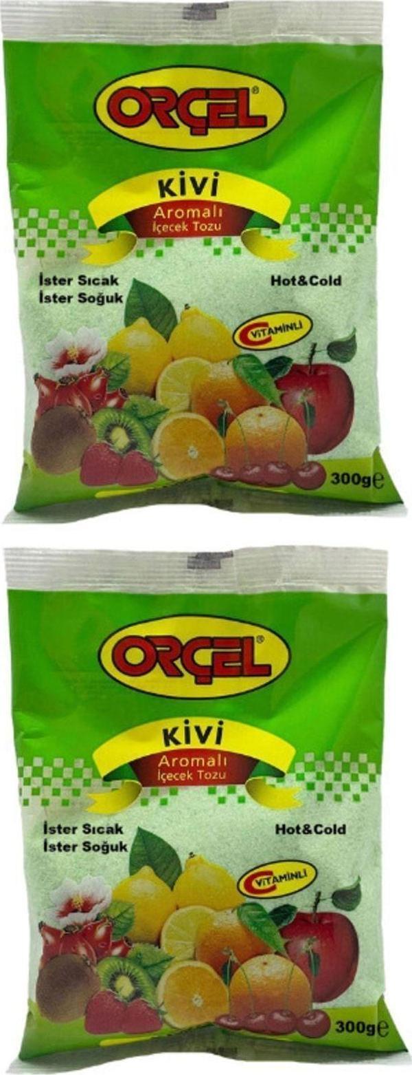 Orçel Kivi Aromalı Içecek Tozu Oralet Çay 300 gr X 2 Adet - Image 1