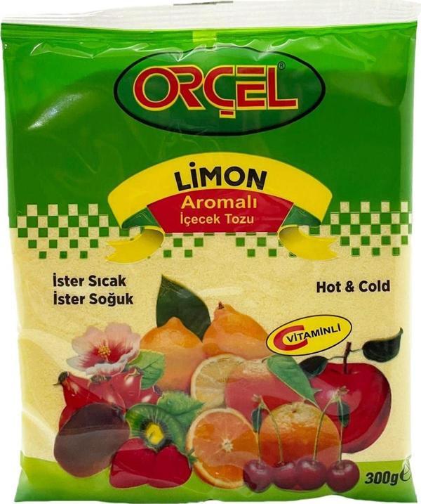 Orçel Limon Aromalı Içecek Tozu Oralet Çay 300 gr  - Image 1