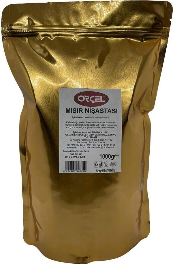 Orçel Mısır Nişastası 1000Gr - Image 1
