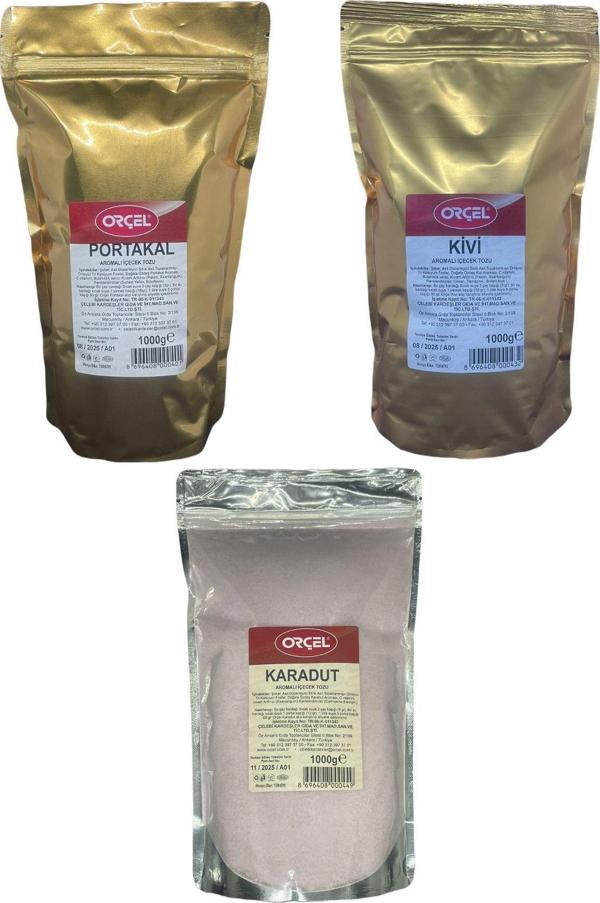 Orçel Portakal + Kivi + Karadut 3X1 Kg - Image 1
