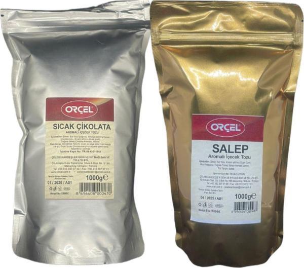 Orçel Sıcak Çikolata + Salep 2X1Kg. - Image 1