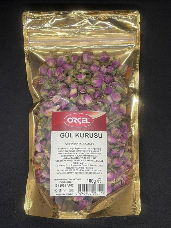 Orçel Tomurcuk Gül Goncası Kurusu 100Gr - Image 1