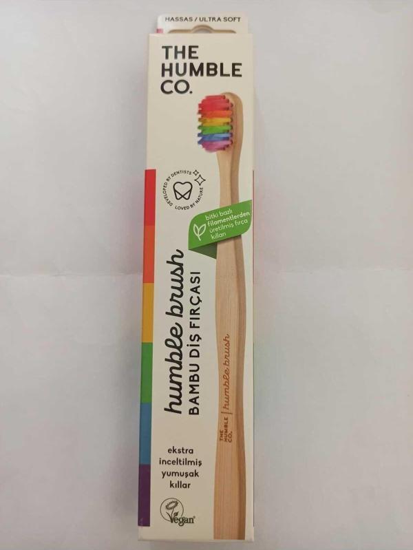 Humble Brush Humble Co Brush Yetişkin Diş Fırçası Ultra Soft - Renkli Kıllar - Image 1