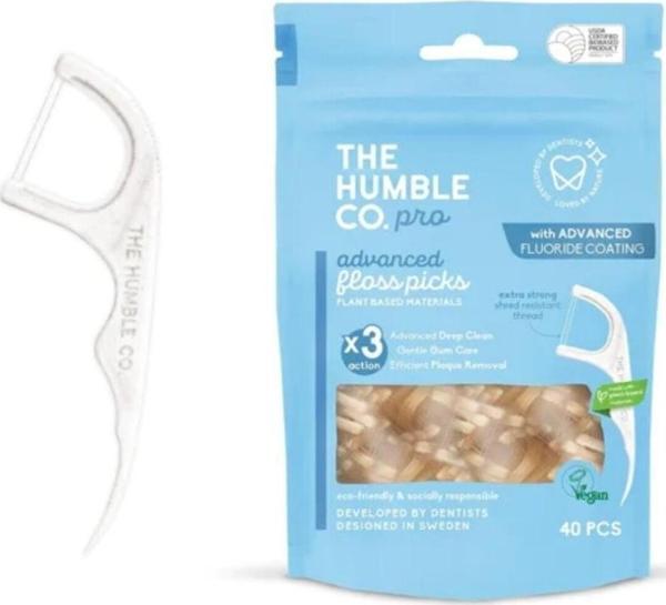 Humble Brush The Humble Co Advanced Floss Picks Pro Line 40 Ade - Image 1