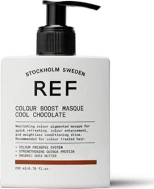 Ref Stockholm Colour Boost Masque Cool Chocolate 200 Ml Renk Artışı Sağlayan Parlatıcı Maske - Soğuk Çikolata Ton - Image 1
