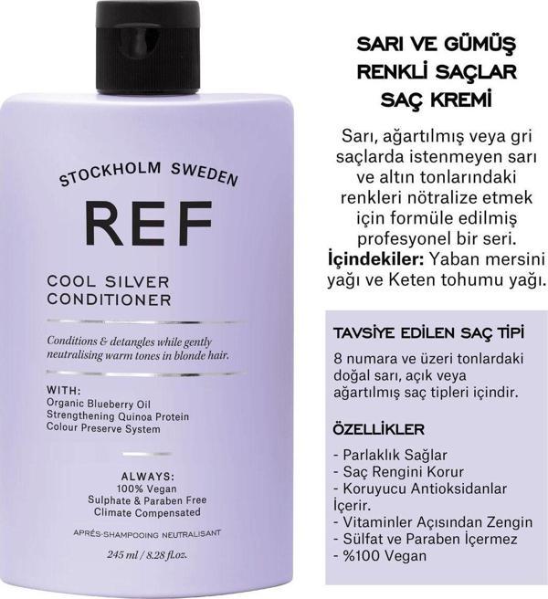 Ref Stockholm Cool Silver Saç Kremi 245 Ml - Image 1