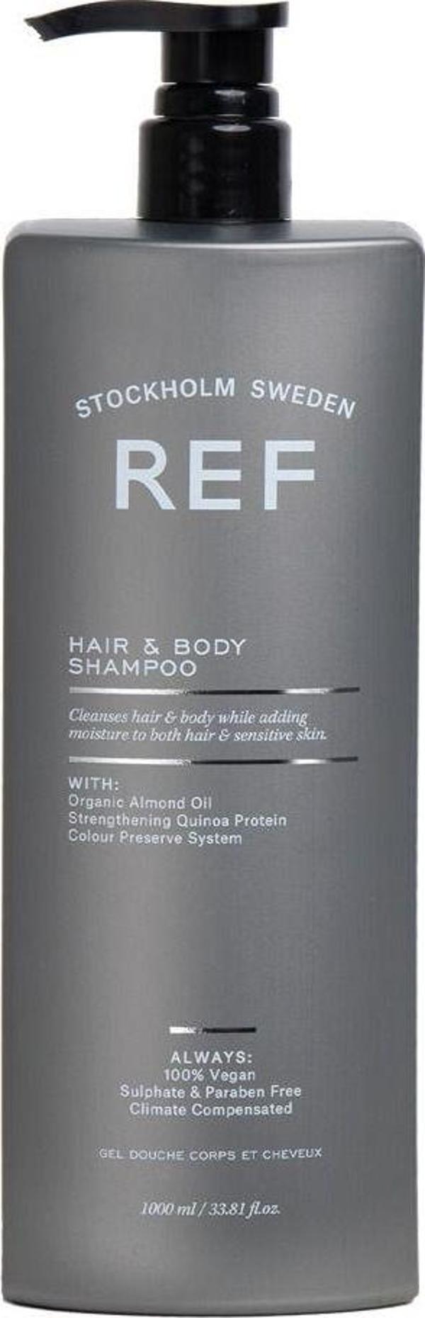 Ref Stockholm Hair Body Nemlendirici Saç Ve Vücut Şampuanı 1000 Ml - Image 1