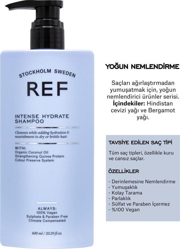 Ref Stockholm Ref Kuru Saçlar Için Yoğun Nemlendirici Şampuan 600 Ml Intense Hydrate Shampoo - Image 1