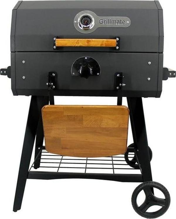 Grillmate GB60 Standlı Tekerlekli 60cm Kömürlü Barbekü Mangal - Image 1