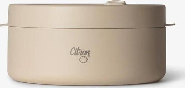 Citron Separatörlü Paslanmaz Çelik Yemek Termosu 400 ml - Beige 1060018 - Image 1