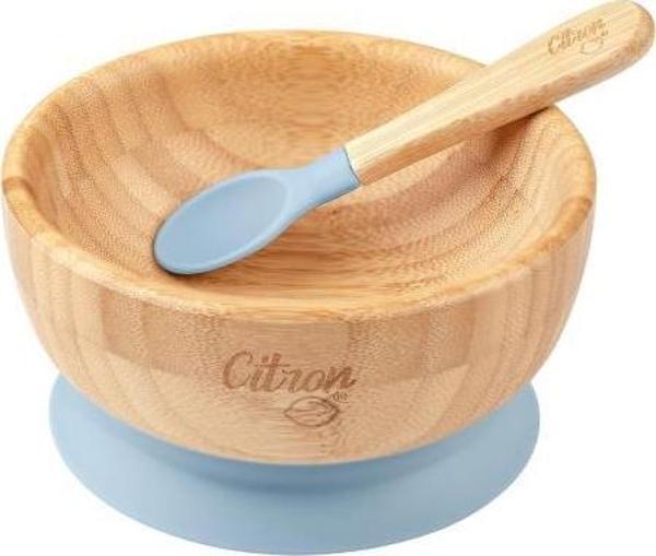 Citron Vakum Tabanlı Organik Bambu Kase Seti - Blue 1073605 - Image 1