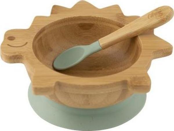 Citron Vakum Tabanlı Organik Bambu Kase Seti - Dino 1073711 - Image 1