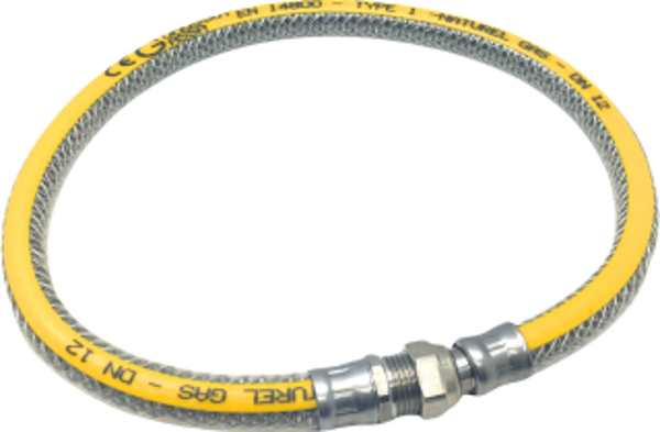 75CM FLEX DOĞALGAZ HORTUMU ÇELİK ÖRGÜLÜ  - Image 1